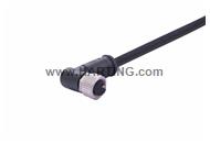 M12 L-cod 4-pol an/- f/- PUR 1.0m